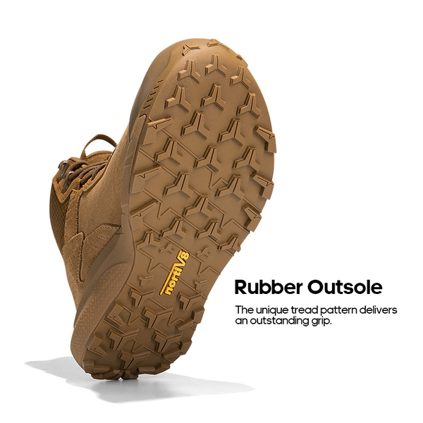 Men's Waterproof Military Tactical Work Boots - COYOTE - 4
